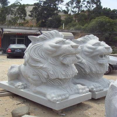 【石獅子石雕獅子 最新石雕獅子石雕獅子可定制/錦榕石材/】價格,廠家,金屬工藝品-搜了網