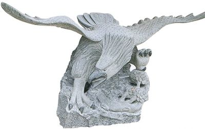 石雕工藝品,石材雕刻,老鷹動物