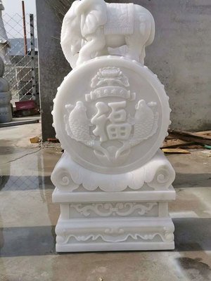 湖南石雕門墩抱鼓加工廠產品大圖