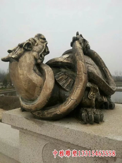 龍龜背銅錢石雕 湖北銅龍龜雕塑價格