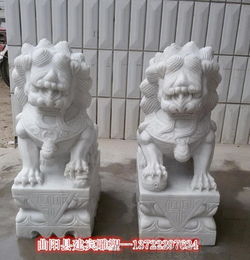石雕獅子 漢白玉大理石獅子 鎮宅獅子圖片,石雕獅子 漢白玉大理石獅子 鎮宅獅子高清圖片 曲陽縣建賓雕刻廠,