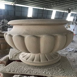 佛山玻璃鋼造型模型雕塑 仿砂巖花盆造型雕塑